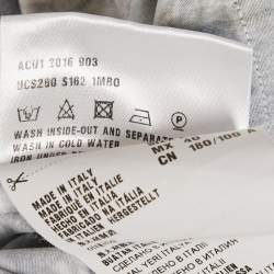 Prada White Cotton Impossible True Love Camp Shirt L