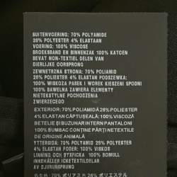 Pre Owned Prada Black Gabardine Straight Leg Trousers L