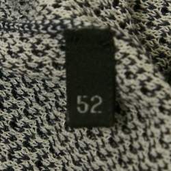 Prada Navy Blue Striped Knit Fitted Polo T-Shirt XL