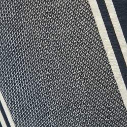 Prada Navy Blue Striped Knit Fitted Polo T-Shirt XL