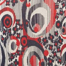 Prada Multicolor Cotton and Silk Jacquard Knit Polo T-Shirt L