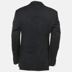 Prada Navy Blue Wool Regular Fit Blazer L