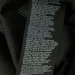 Pre Owned Prada Black Re-Nylon Tringale Logo Plaque Vest L