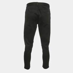 Prada Black Cotton Velcro Detail Jogger Pants L Prada | TLC