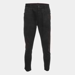 Prada Black Virgin Wool Drawstring Jogger Pants M Prada | TLC