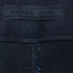 Pre Owned Prada Dark Blue Denim Jeans L Waist 33"