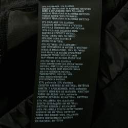 Pre Owned Prada Black Nylon Knit Jogger Pants M