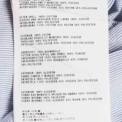 Pre Owned Prada Blue Striped Cotton Single Breasted Blazer XXL