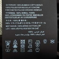 Pre Owned Prada Cream Corduroy Triangle Logo Pinwale Shirt M