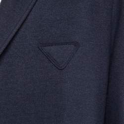 Pre Owned Prada Navy Blue Cashmere and Wool Single Breasted Blazer XXL