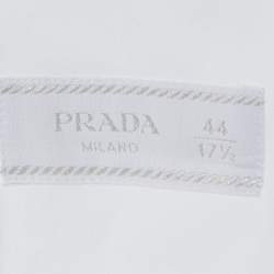 Pre Owned Prada Off-White Cotton Button Front Shirt XXXL