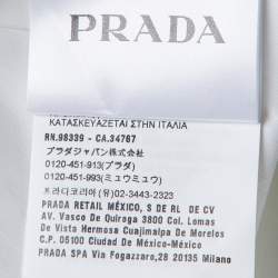 Pre Owned Prada Off-White Cotton Button Front Shirt XXXL