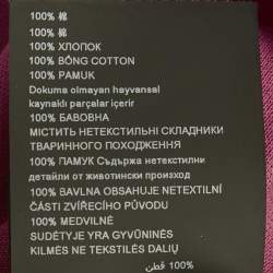 مملوكة مسبقًا Prada Pink Cotton Pique Polo T-Shirt M