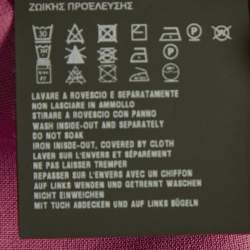 مملوكة مسبقًا Prada Pink Cotton Pique Polo T-Shirt M