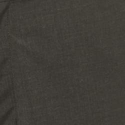 Pre Owned Prada Grey Wool Formal Trousers S