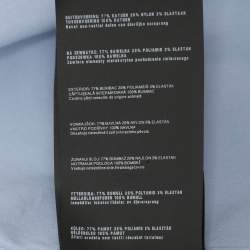 Pre Owned Prada Light Blue Stretch Cotton Long Sleeve Shirt S