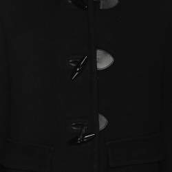 Pre Owned Prada Black Wool Blend Cape XXS