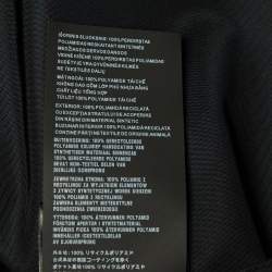 Pre Owned Prada Black Re-Nylon Relaxed Fit Trousers S