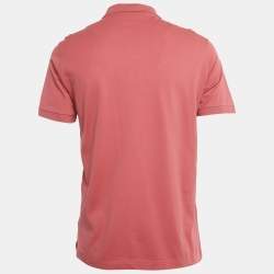 مملوكة مسبقًا تي شيرت برادا قطن شعار مثلثي لون معتم مقاس متوسط