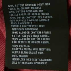 مملوكة مسبقًا تي شيرت برادا قطن شعار مثلثي لون معتم مقاس متوسط