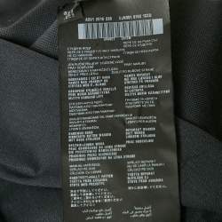 مملوكة مسبقًا تي شيرت بولو برادا قطن رمادي كم راجلان كبير (لارج)