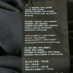 مملوكة مسبقًا تي شيرت بولو برادا قطن رمادي كم راجلان كبير (لارج)