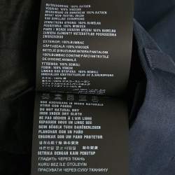 مملوكة مسبقًا بنطلون شينو غبردين أزرق برادا - صغير جداً