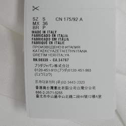 Pre Owned Prada White Cotton Long Sleeve Shirt S