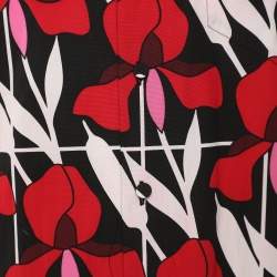 Pre Owned Prada Multicolor Floral Print Poplin Long Sleeve Shirt L
