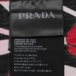 Pre Owned Prada Multicolor Floral Print Poplin Long Sleeve Shirt L