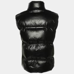 Pre Owned Prada Black Light Re-Nylon Down Vest XXL