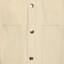 Pre Owned Prada Light Beige Denim Vest XXL