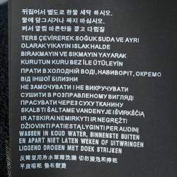 Pre Owned Prada Black Cotton Hooded Sweatshirt M