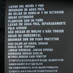 Pre Owned Prada Black Cotton Hooded Sweatshirt M