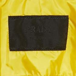Pre Owned قميص جاكيت برادا نايلون أصفر مقاس كبير جداً جداً جداً جداً (اكس اكس اكس اكس لارج)