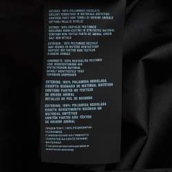 Pre Owned Prada Black Re-Nylon Logo Plaque Long Sleeve Shirt L