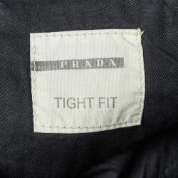 Pre Owned Prada Navy Blue Denim Skinny Jeans L/Waist 34"