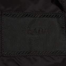 Pre Owned Prada Black Gabardine Single Breasted Blazer XXL