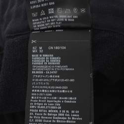مملوكة مسبقًا Prada Navy Blue Jersey Drawstring Jogger Pants M