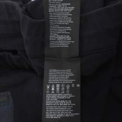مملوكة مسبقًا Prada Navy Blue Jersey Drawstring Jogger Pants M