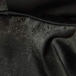 Pre Owned Prada Black Re-Nylon Logo Detail Short Sleeve Shirt L
