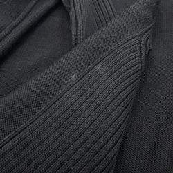 Pre Owned Prada Triangle Logo Sweater Size 52 Black Wool 100%