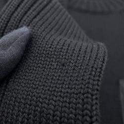 Pre Owned Prada Triangle Logo Sweater Size 52 Black Wool 100%