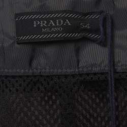 Pre Owned Prada Grey Nylon Swim Shorts XXL