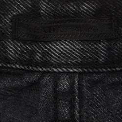 مملوكة مسبقًا Prada Black Denim Straight Fit Jeans M/Waist 32"