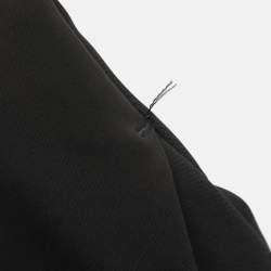 Pre Owned بنطلون برادا ساتان أسود مقاس ثلاثة إكس لارج