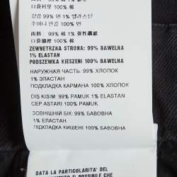 Pre Owned شورت برادا بيرمودا قطن ممزق مغسول أزرق كحلي مقاس صغير (سمول)