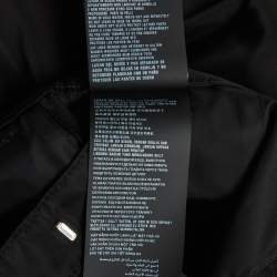 Pre Owned Prada Black Re-Nylon Triangle Logo Patch Jogger Pants M