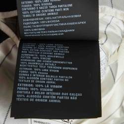 Pre Owned Prada Black Wool Single Breasted Suit M