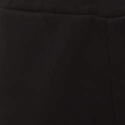 Pre Owned Prada Re-Nylon Black Side Striped Cotton Track Pants XXXL